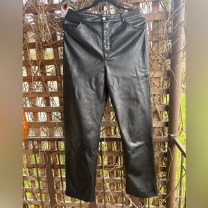 Dynamite Black Faux Leather Pants